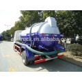 Dongfeng 4x2 caminhão de sucção de esgoto de vácuo, 3m3 caminhão de tanque de sucção de esgoto